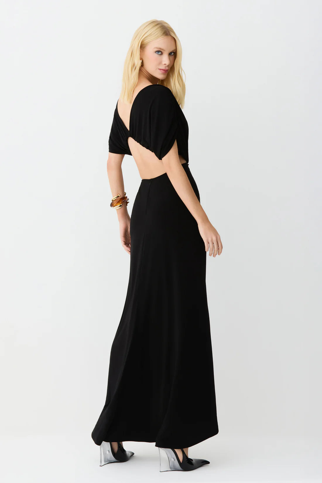 VESTIDO LONGO ABRERTURA FRONTAL