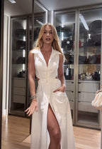 DRESS ABERTURAS LATERALES BOTONES