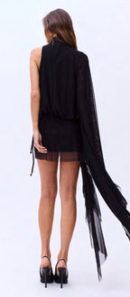 DRESS MERABE BLACK