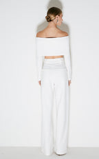 CROPPED OMBRO A OMBRO BLANCO