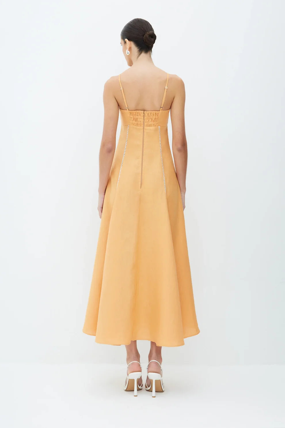 VESTIDO MIDI CORTE IMPERIO