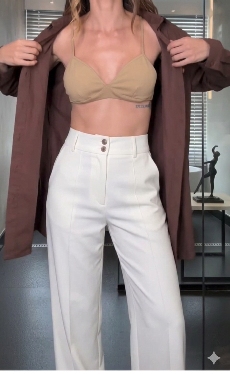 PANTALONA FRISO FRONTAL Y BOLSOS